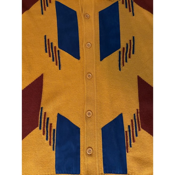Pardazzio Uomo Geometric Cardigan - XXL - Picture 3 of 4